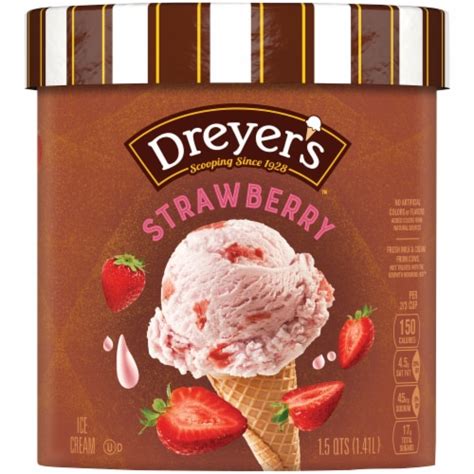 Edy S Dreyer S Strawberry Ice Cream Tub Oz Kroger