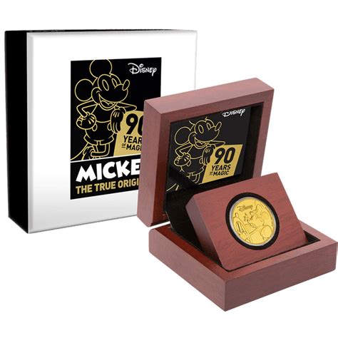 Mickey Mouse 90th Anniversary 1/4oz Gold Coin | New Zealand Mint