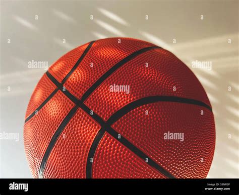 Basketball Ball Closeup Stock Photo Alamy