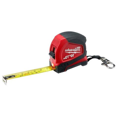 Milwaukee 10 Ft Keychain Tape Measure With Led