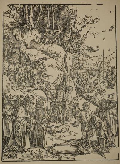 DÜRER Albrecht 1471 1528 Le martyre Lot 27 Eric