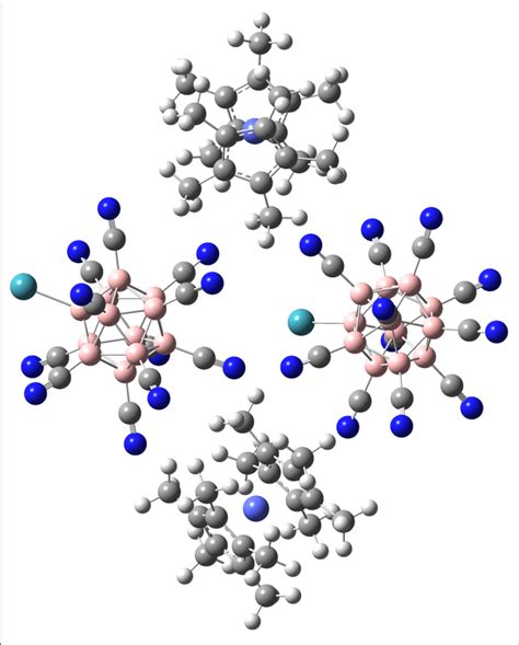 Optimized Geometry Of A Fragment Of The Cocp B Cn