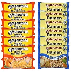 Amazon Maruchan Ramen Instant Noodle Soup Variety 2 Flavors 6