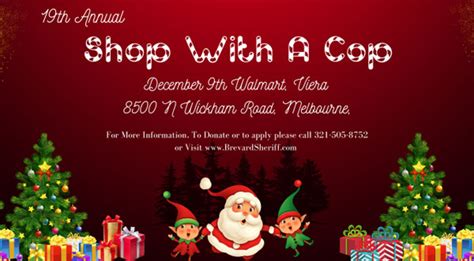 Brevard County Sheriff S Office To Host 19th Annual Shop With A Cop