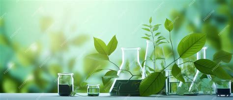 Premium Ai Image Biology Laboratory Nature And Science Plants With