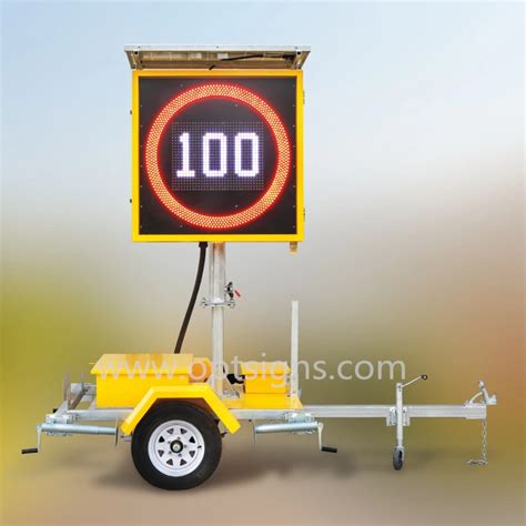 Opt N Factory Custom Radar Speed Sign Traffic Solar Radar Speed Signs