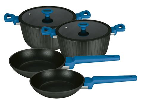 Ripley BATERIA DE COCINA KITCHENWARE CAMDEN AZUL X6