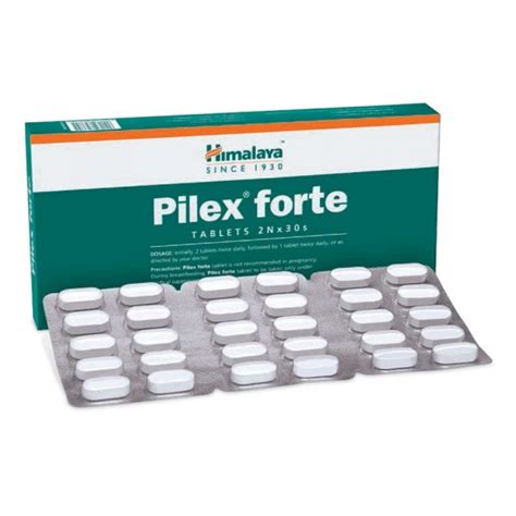 Pilex Forte tabletten Himalaya eine stärkere Version von Pilex