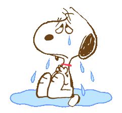 Snoopy Crying Gif