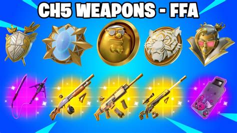 ⭐ch5 Weapons Insane Ffa⭐ [ Vanhoosecreative ] Fortnite Creative Map Code