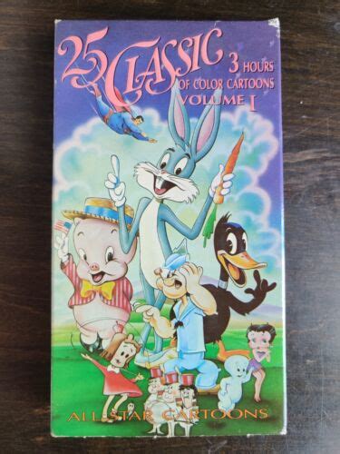 Classic Color Cartoons Volume Vhs Looney Tunes Bugs Bunny Ebay