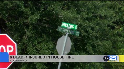 Gmc Monday Headlines House Fire Kills Six People In Colleton County