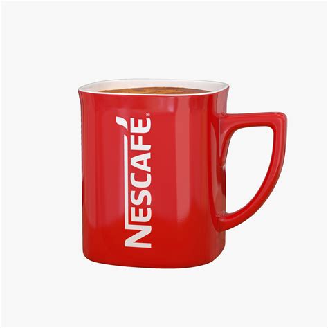 nescafe cup 3d max