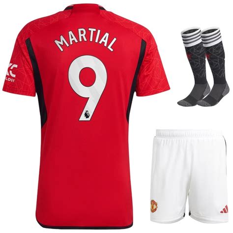 Maillot Kit Enfant Manchester United Domicile 2023 24 Rashford FD