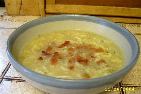 Breakfast Soup Aka Bacon And Egg Soup Recipe