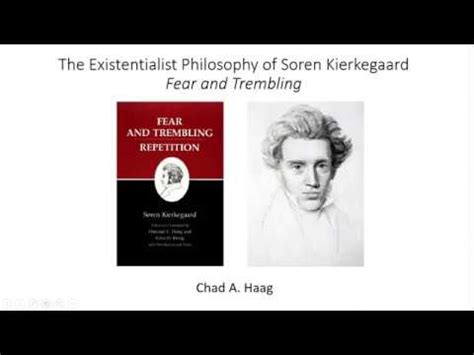 Soren Kierkegaard Existentialist Philosophy Fear And Trembling