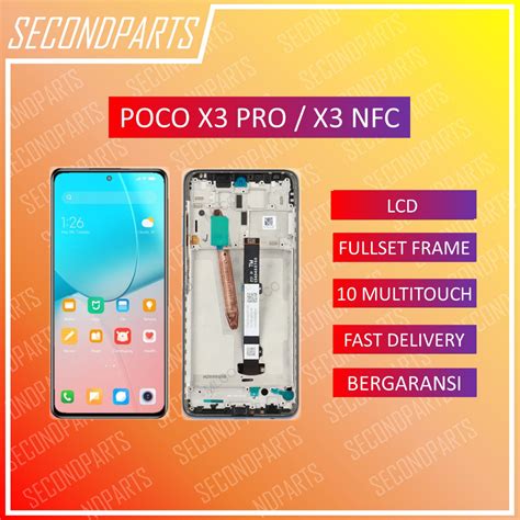 Jual LCD FULLSET FRAME XIAOMI POCO POCOPHONE X3 NFC X3 PRO OROGINAL