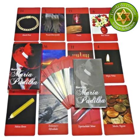 Baralho Tarot Pomba Gira Maria Padilha 36 Cartas Manual