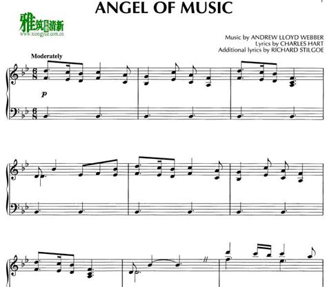 歌剧魅影 Angel Of Music 钢琴谱