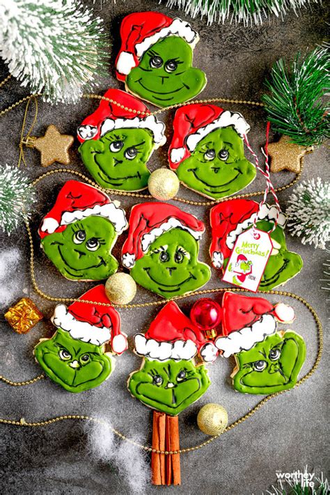 Grinch Sugar Cookies