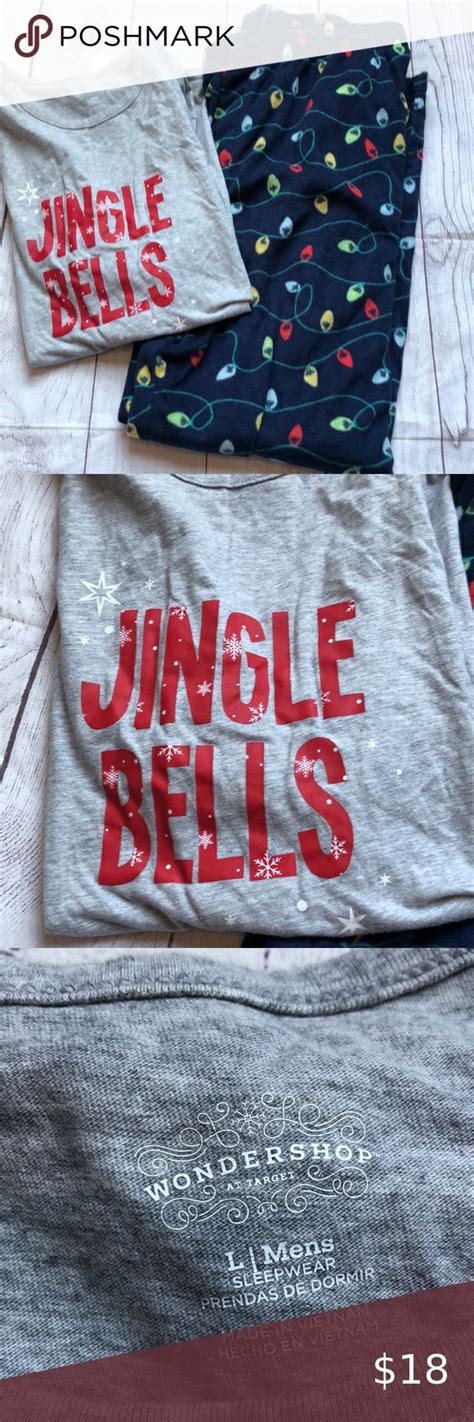 Wondershop From Target Jingle Bells Pajamas Size L Pajamas Shopping