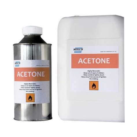 Acetone Solvent 90 Purity 2 5 Litres Bottle For Industrial