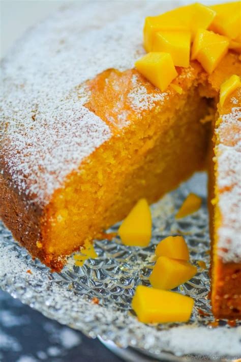 Moist Mango Pound Cake Recipe