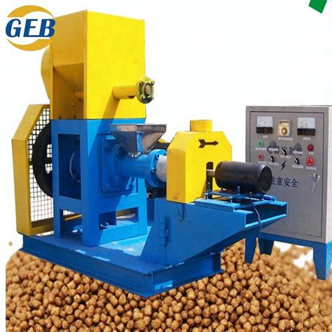 Low Power Consumption Floating Fish Feed Pellet Machine Extruder Pet