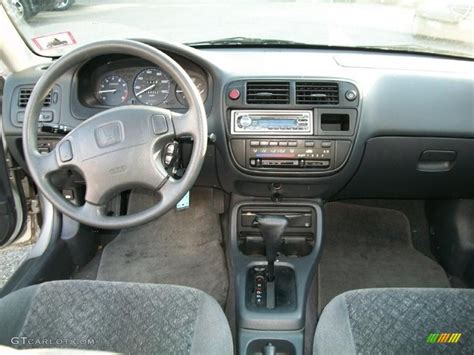 1998 Honda Civic EX Coupe Gray Dashboard Photo #38388211 | GTCarLot.com