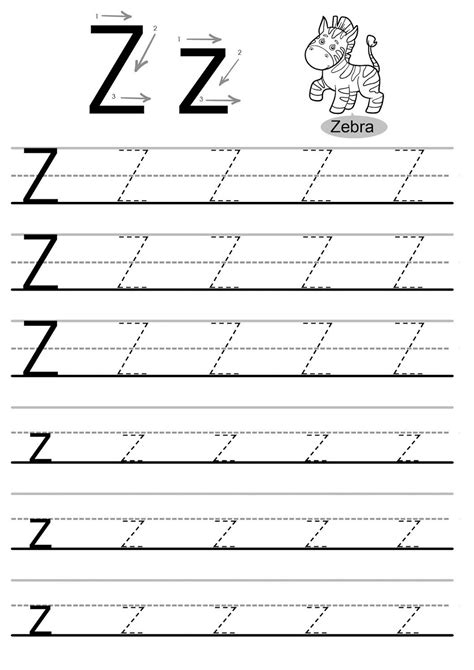 Tracing Letters A To Z Worksheets