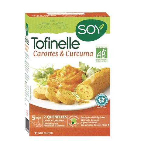 Tofinelle Carotte Et Curcuma BIO Soy 200 G La Belle Vie Courses