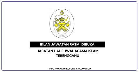 Permohonan Jawatan Kosong Jabatan Hal Ehwal Agama Islam Terengganu