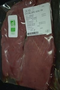 Escaloppe de veau 350g 0 35 kg Scea Zins Frères Locavor fr