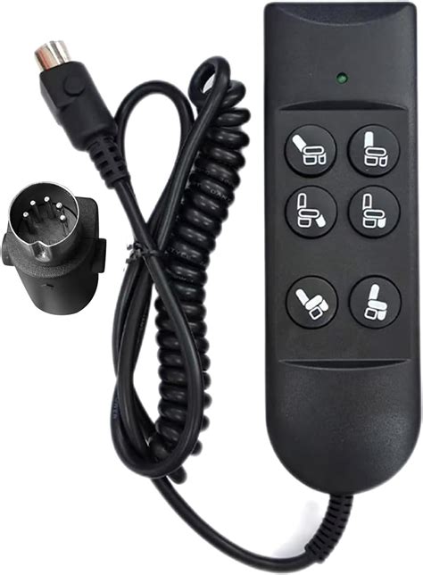 6 Button Power Lift Chair Remote Replacement With 5 Pin Plug Extension Cable Home