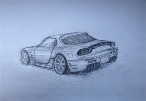 Mazda Rx7 Sketch At Explore Collection Of Mazda