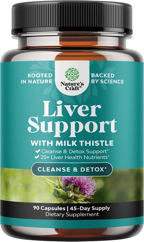 Nature S Craft Liver Support Complex Natural Liver Detox Formula