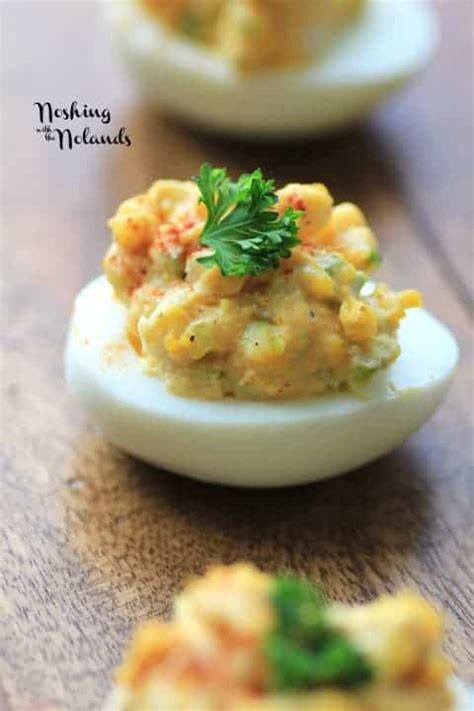 Egg Salad Deviled Eggs For Easter Passover Feast Sundaysupper