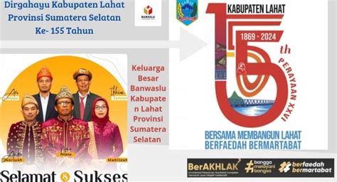 Jajaran Banwaslu Kabupaten Lahat Provinsi Sumatera Selatan Mengucapkan