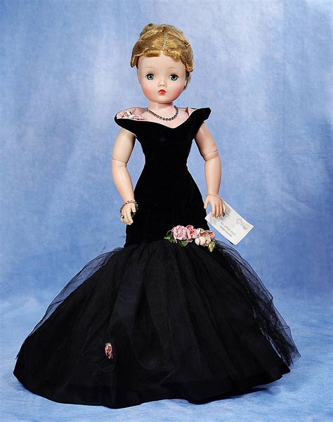 Vintage Alexander 100 Cissy From Fashion Parade In Black Velvet Gown