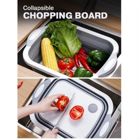 Collapsible Chopping Silicone And Washing Basket Lazada Ph