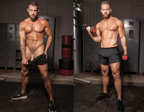 Muscle Studs Tryp Bates Brogan Grunt Fuck In Hot Sweaty Flip