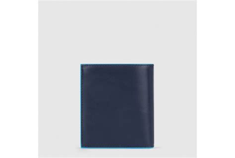 Piquadro Portafoglio Uomo Verticale Blue Square