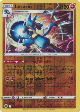 Lucario Reverse Holo Prices Pokemon Brilliant Stars Pokemon Cards