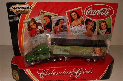 Matchbox Collectibles Coca Cola Calendar Girls Semi Truck March-April ...