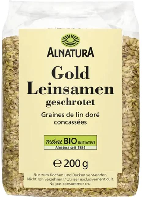 Alnatura Bio Goldleinsamen Geschrotet 200 G Piccantino Onlineshop