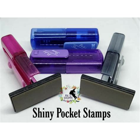 Shiny Pocket Self Inking Stamps Shopee Philippines