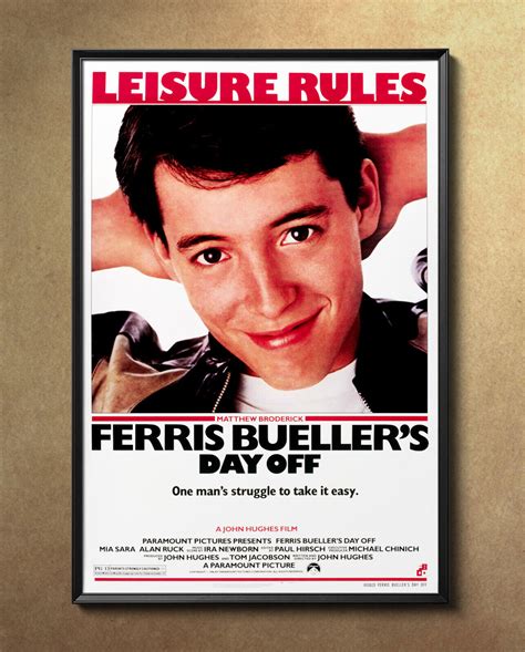 Ferris Bueller Movie Poster