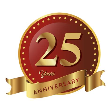 25th Anniversary Logo Vector Hd Images 25th Anniversary Badge Logo