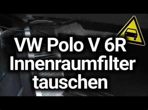 Pollenfilter Wechseln Oder S Ubern Anleitung Vw Polo V R Youtube