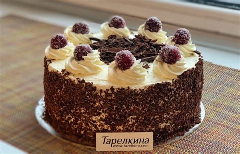 Торт Черный лес рецепт от Тарелкиной